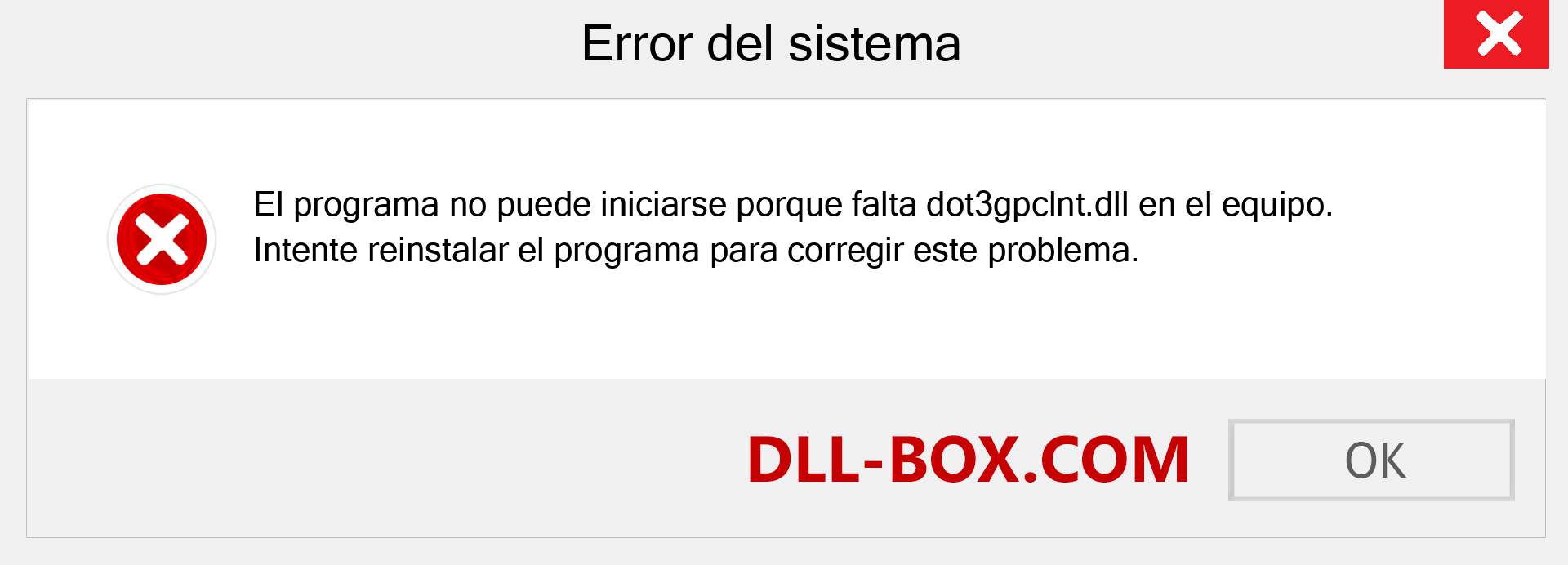 ¿Falta el archivo dot3gpclnt.dll ?. Descargar para Windows 7, 8, 10 - Corregir dot3gpclnt dll Missing Error en Windows, fotos, imágenes